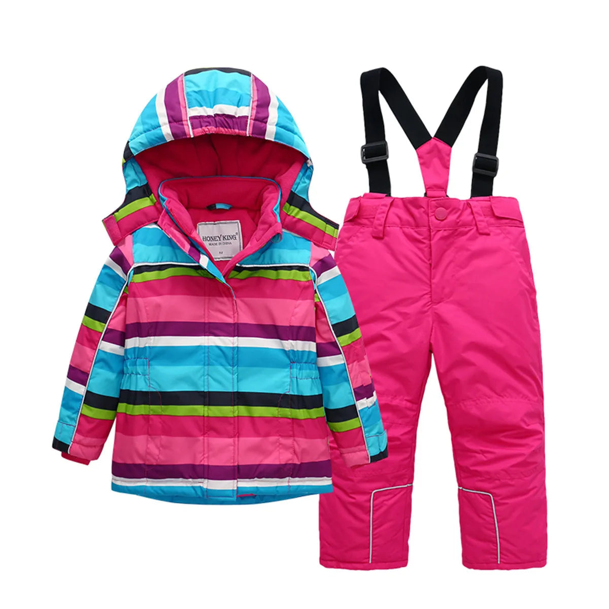 Customizable Kids Skiing Clothes,kids Outdoor Winter Thick Insulation, Waterproof and Windproof Sportswear, Kids Skiing Clothes