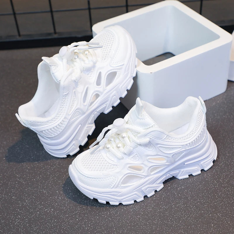 Kids Sandals Summer Shoes For Boys Girls Toddler Boy Girl Soft Sports Shoes Children Running Sneakers Air Mesh Breathable New