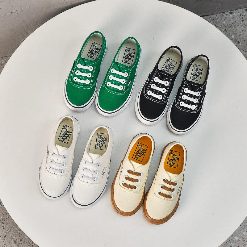 Kid Sneakers 2025 Summer New Kids Canvas Shoe Small Medium Large Kid Shoe Allmatch Women Sneaker Boy Shoes Parent-child Shoes