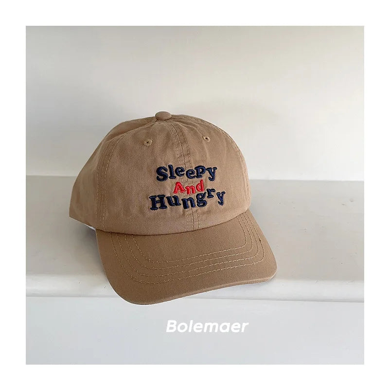 2025 Summer Embroidery Mother Kids Baseball CapsFashion Letter Kids Accessories Fashionable Baby's Travel Sunshade Hat Kids Hats