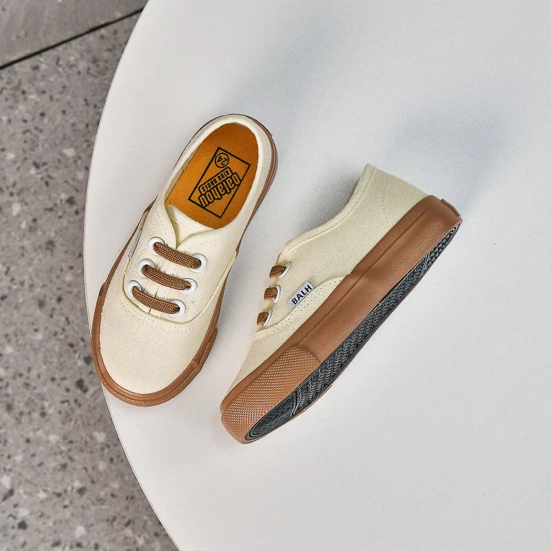 Kid Sneakers 2025 Summer New Kids Canvas Shoe Small Medium Large Kid Shoe Allmatch Women Sneaker Boy Shoes Parent-child Shoes
