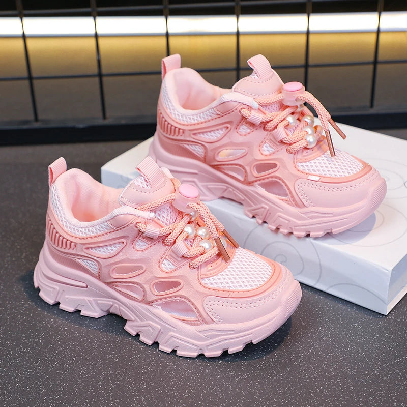 Kids Sandals Summer Shoes For Boys Girls Toddler Boy Girl Soft Sports Shoes Children Running Sneakers Air Mesh Breathable New