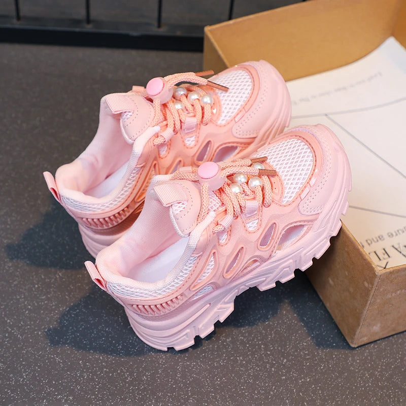 Kids Sandals Summer Shoes For Boys Girls Toddler Boy Girl Soft Sports Shoes Children Running Sneakers Air Mesh Breathable New