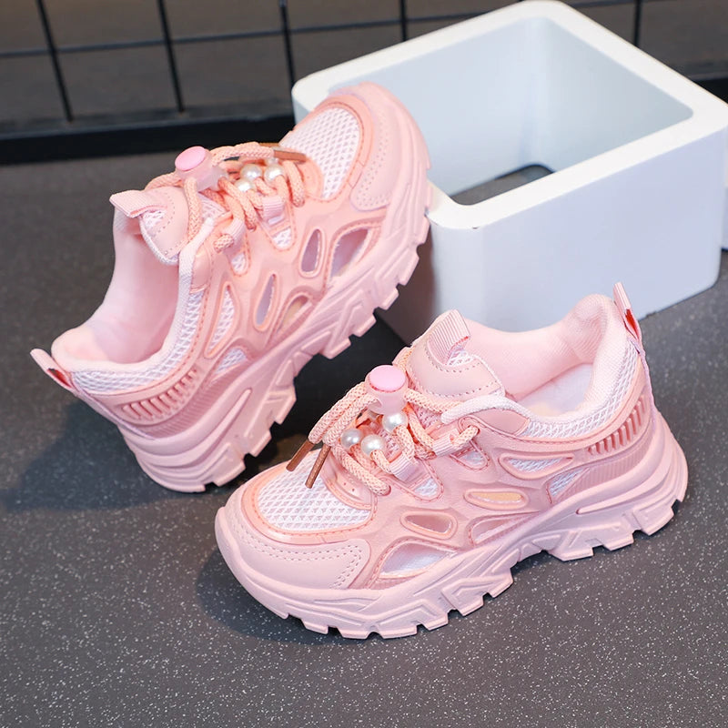 Kids Sandals Summer Shoes For Boys Girls Toddler Boy Girl Soft Sports Shoes Children Running Sneakers Air Mesh Breathable New