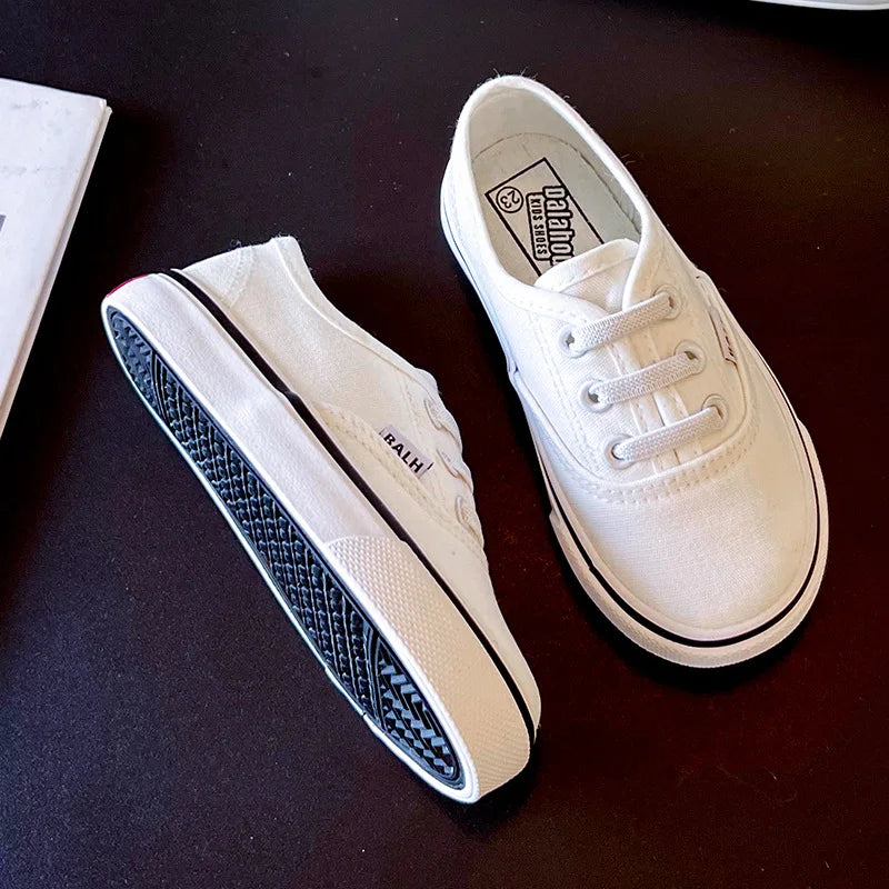 Kid Sneakers 2025 Summer New Kids Canvas Shoe Small Medium Large Kid Shoe Allmatch Women Sneaker Boy Shoes Parent-child Shoes