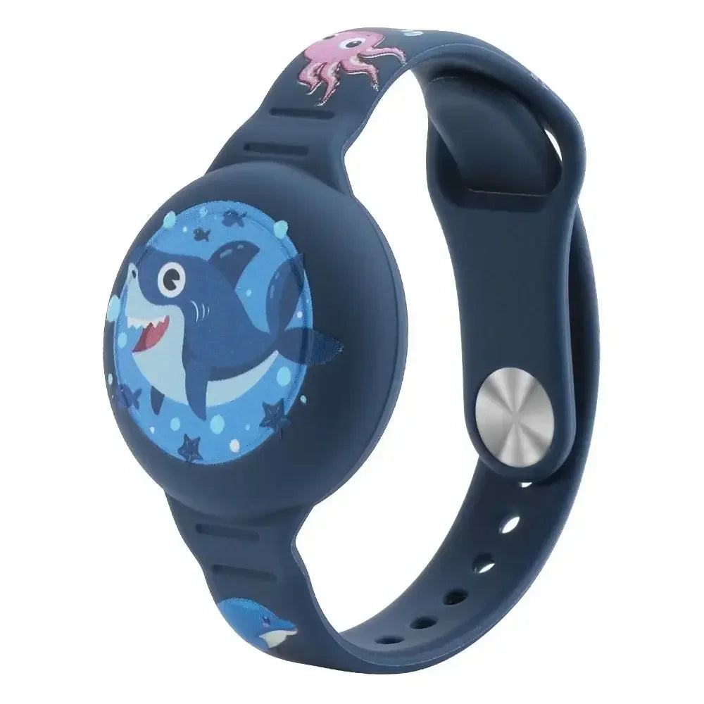 Airtag Bracelet for Kids Necklace, Comfy Secure Air Tags Wristband Kids Air Tag Necklace for Kids, Adults Kids AirTag Watch Band