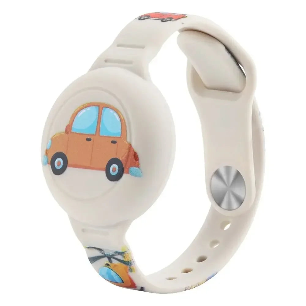 Airtag Bracelet for Kids Necklace, Comfy Secure Air Tags Wristband Kids Air Tag Necklace for Kids, Adults Kids AirTag Watch Band