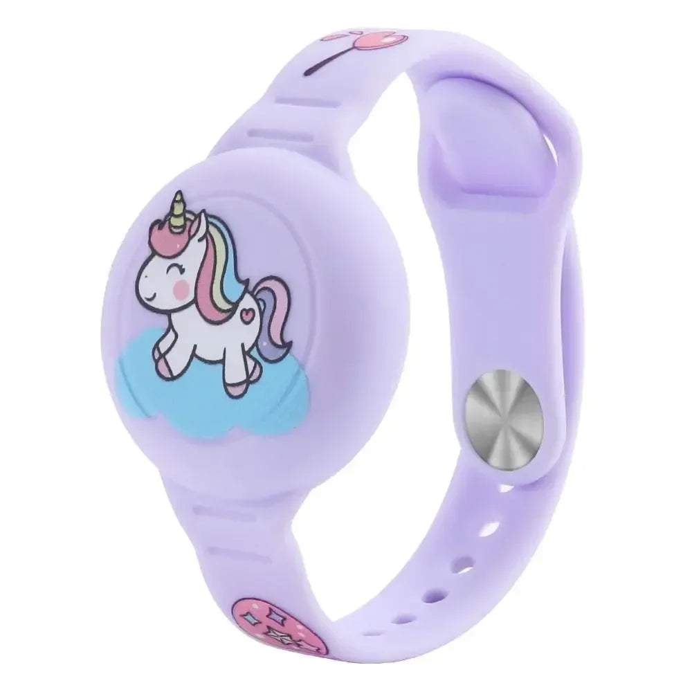 Airtag Bracelet for Kids Necklace, Comfy Secure Air Tags Wristband Kids Air Tag Necklace for Kids, Adults Kids AirTag Watch Band